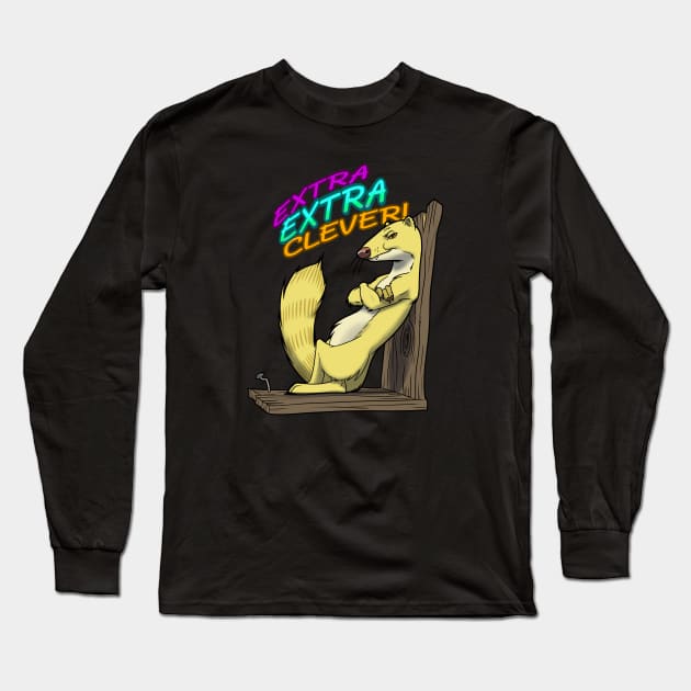 Gef the Extra Clever Mongoose Long Sleeve T-Shirt by robotsinlove